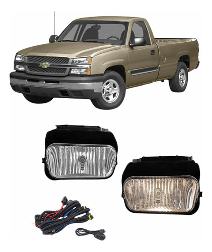Faros Niebla Cheyenne 2003 2004 2005 2006 Kit Instalacion