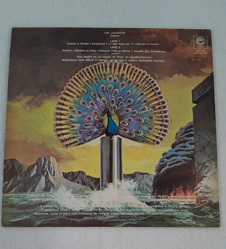 Disco Vinilo The Jackson 5 Destiny2 Ed. 1978 (Usado)