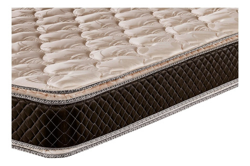 Imagen 3 de 4 de Colchón King de espuma Cannon Espuma Exclusive beige y marrón - 180cm x 200cm x 29cm con doble pillow top