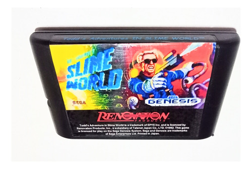 Cartucho Juego Todd's Adv In Slime World Sega Genesis 16 Bit