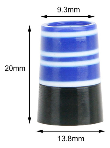 2 X 12 Piezas De Casquillos De Golf, Tamaño .370, Azul