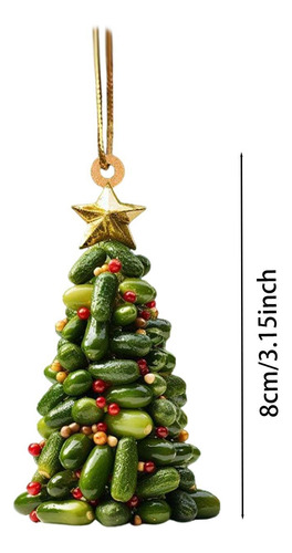 5 Adornos Colgantes Navideños Con Cordón, Adorno Colgante