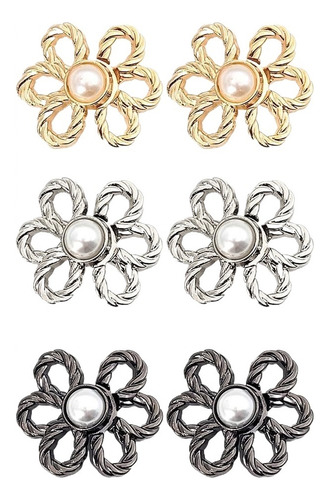 , 6 Pares Pantalones De Ajuste De Cintura Con Flores,