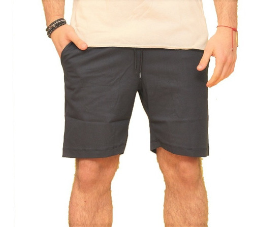Imagen 2 de 6 de Bermuda China Gabardina Lisa Spandex 5 Bolsillos Calidad.