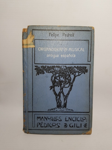 Antiguo Libro Organografía Musical España 1901 Mag 56722