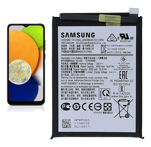 Batería Samsung A03 , A03s , A03 Core   Somos Tienda 