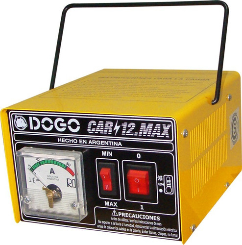 Imagen 1 de 6 de Cargador De Baterias Auto 12v Dogo Car 12 Max Portatil