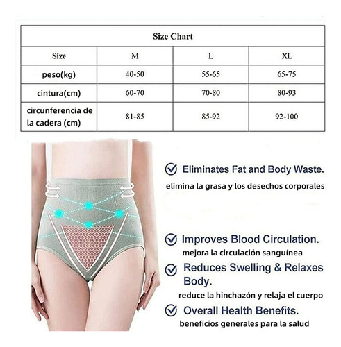 Bragas Para Mujer 6pz Cómodamente Bragas