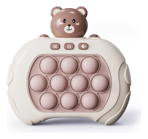 A Jogo De Bolhas Rápidas Com Design Pop It Bear