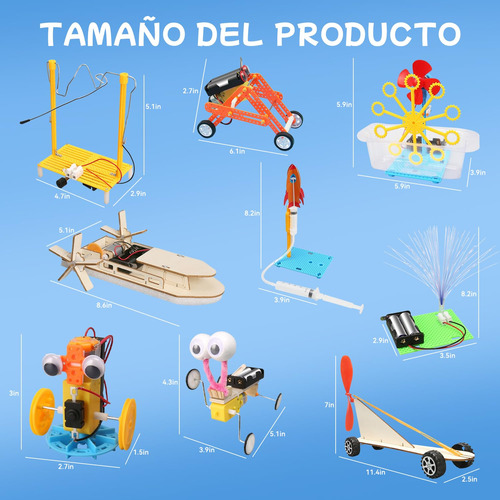 Juego De 9 Proyectos De Experimentos Científicos Robótica Ni