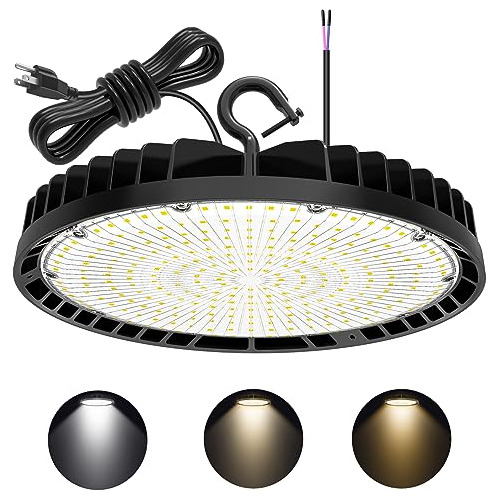 Luz De Bahía Alta Led De 240w/200w/150w Ajustable Ench...