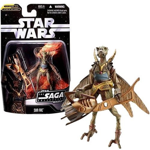 Star Wars 3.75 Saga 16 Sun Fac Geonosian Attack The Clones