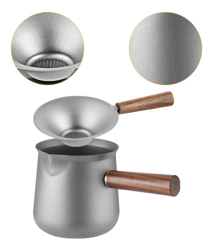Tetera De Titanio Con Mango De Juego De Tazas De Té A
