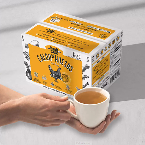 Caldo De Huesos De Pollo ( 28/140 Ml) Baak