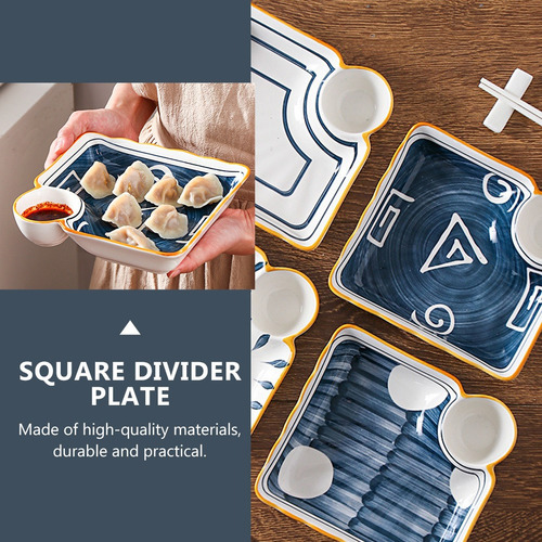 Imagen 5 de 8 de 4 Bandejas De Platos Separados Exquisitos Para Restaurante