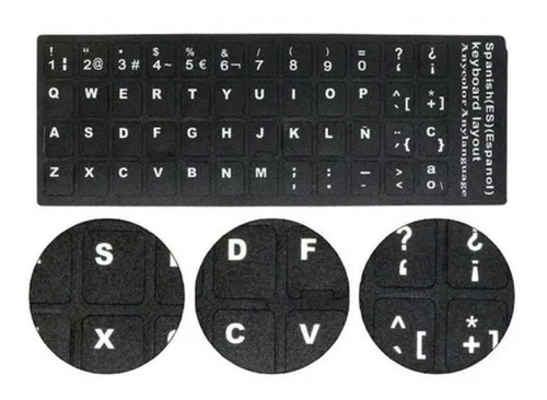 Pegatina Protectora Para Teclado Español + Obsequio