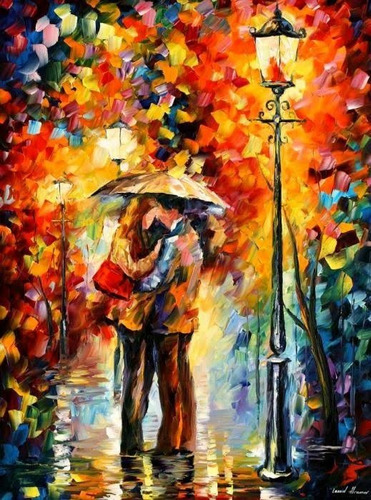 Cuadros Otoñales Y Romanticos- Afremov 40x50