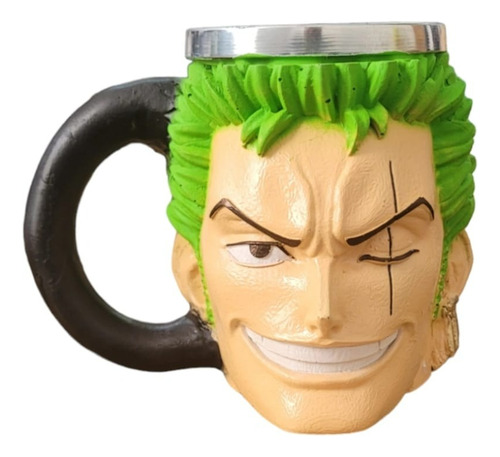 Caneca 3d Zoro One Piece Anime Geek Café Chá Presente