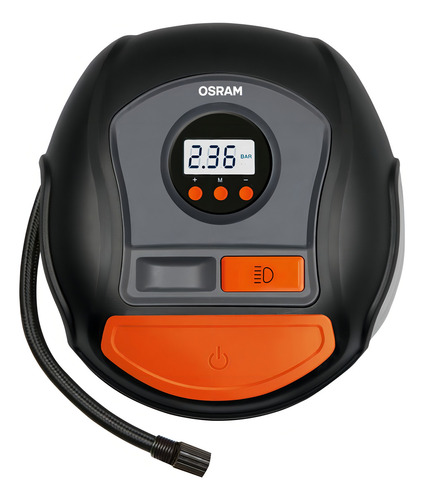 Calibrador Pneu Redondo Osram Oti450 Preto Com Laranja