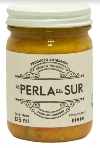 Salsa De Habanero La Perla Del Sur (pack C/5 Pzas)