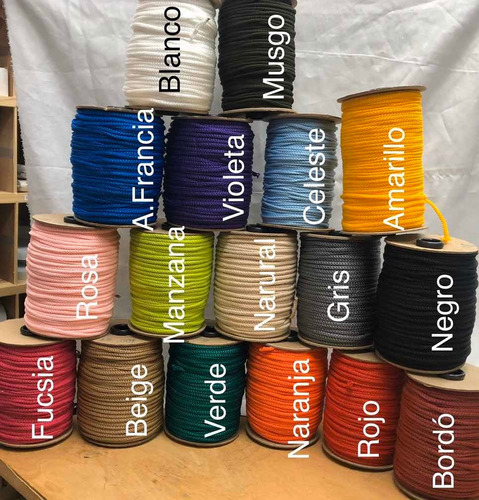 Cordón Para Campera Rollo X 100 Mts De Polipropileno