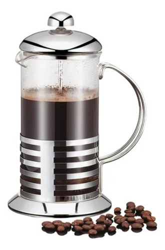 Cafetera Con Embolo Prensa Francesa Acero Inoxidable 350ml