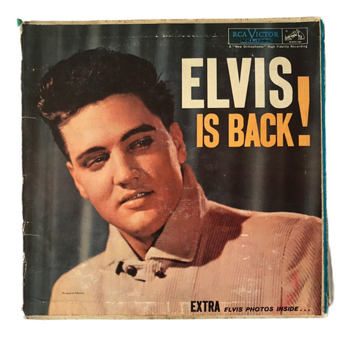 Elvis Presley Album Elvis Is Back Disco Lp Vinilo Rca Victor