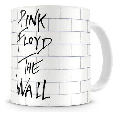 Caneca Pink Floyd The Wall Branca Geek