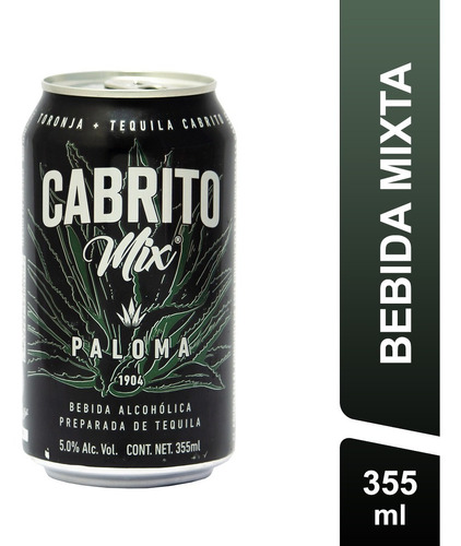 Cabrito Mix Paloma Tequila Y Toronja 355 Ml