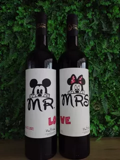 Vino Personalizado A Mano - Regalo Personalizado