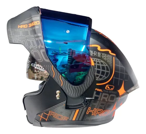 Casco Abatible Marca Hro 3420 Dv Certificacion Dot. Env o gratis