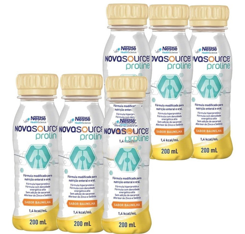 Kit 6un Novasource Proline - Nestle - 200ml - Promoção 