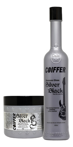 Kit Shampoo E Mousse Silver Black 2 Und
