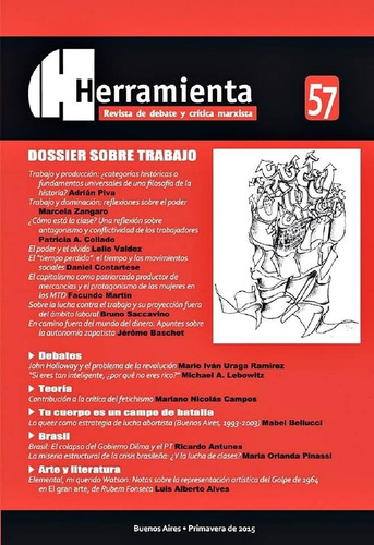 Revista Herramienta 57 Primavera 2015 Dossier Sobre Trabajo