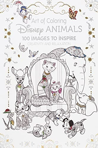 Disney Libro Para Colorear Animales Art Of Coloring 100 Imág