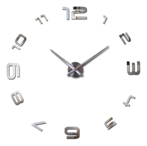 Reloj De Pared Árabe Con Números Grandes, Diseño Moderno, Pa