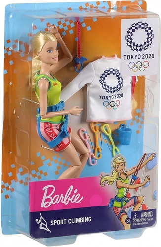 Barbie Tokyo 2020 Olimpiadas Articulada Escalada Esportiva 