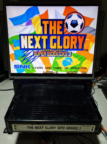 Super Sidekicks 3 Mvs Original Neogeo Jamma Arcade Capcom (Usado)