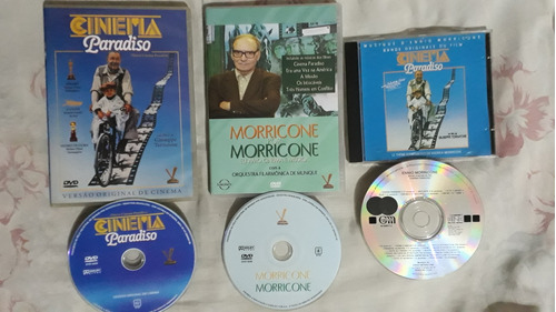 Dvd + Cd Cinema Paradiso Giuseppe Tornatore E Morricone A26