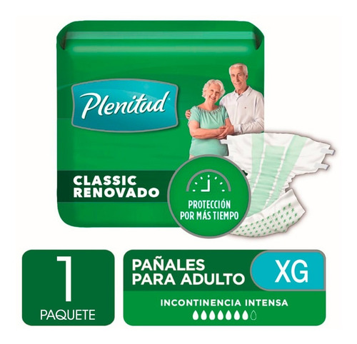 Pañal Para Adultos Plenitud Classic X 16 Unidades