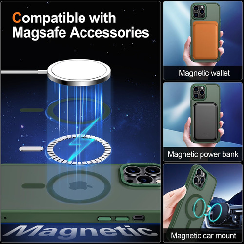 Case De Hython Para iPhone 14 Pro Case Magnético Magnético