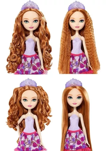 Boneca Ever After High Holly O'Hair Penteados Magicos Mattel com o