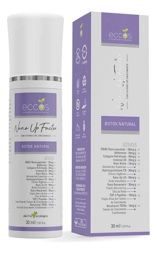 Nano Up Factor 30ml Eccos Dmae Fatores De Crescimento Botox