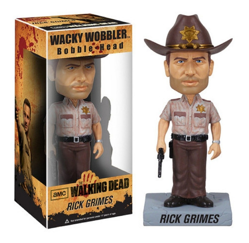 Funko Bobble Head Rick Grimes Walking Dead Dgl Games & Comic