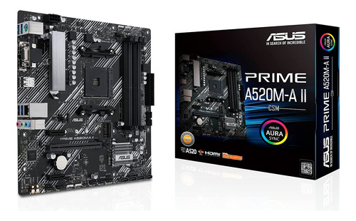 Mother Asus Prime A520m-a Ii/csm Amd Am4 Ddr4 5ta Gen