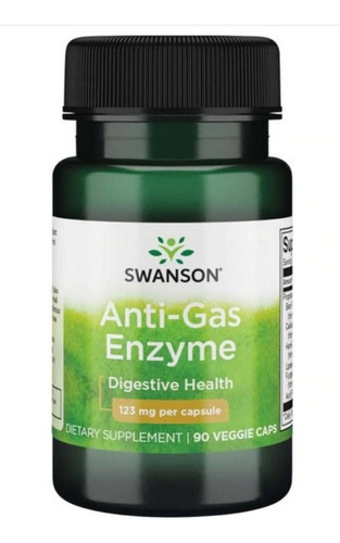 Enzima Anti-gas 90cap Veganas Antigas Swanson +