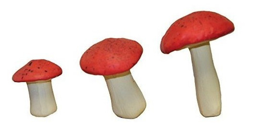 G & F Minigardenn 10025 Fairy Garden Miniature Mushrooms