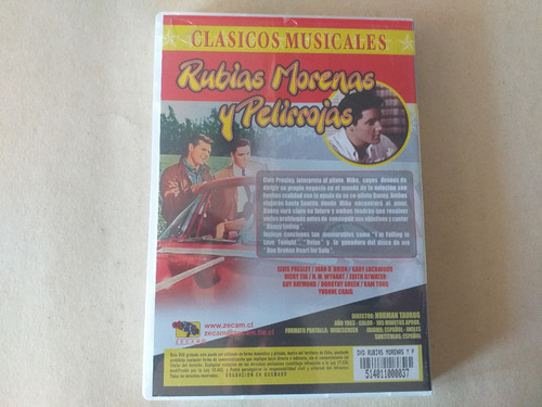 Dvd Pelicula Elvis Presley / Rubias, Morenas Y Pelirrojas