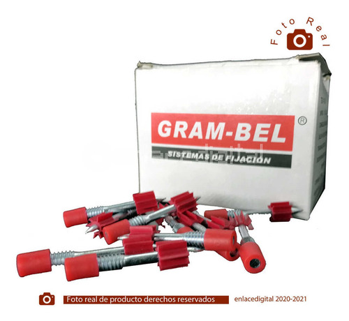 Imagen 2 de 9 de Perno Concreto Grambel Js-2025 8mm Colganteo Suspension