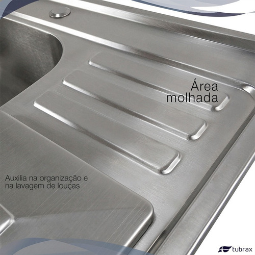 Cuba Cozinha Gourmet Com Acessórios Lixeira Inox 304 Tubrax